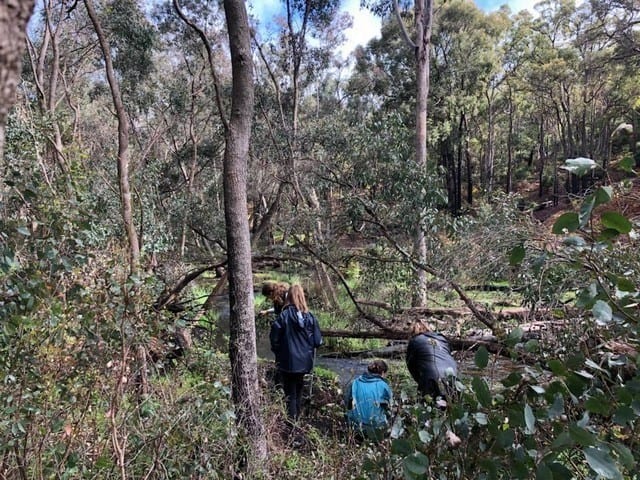 people planting at Gooralong Brook, Jarrahdale