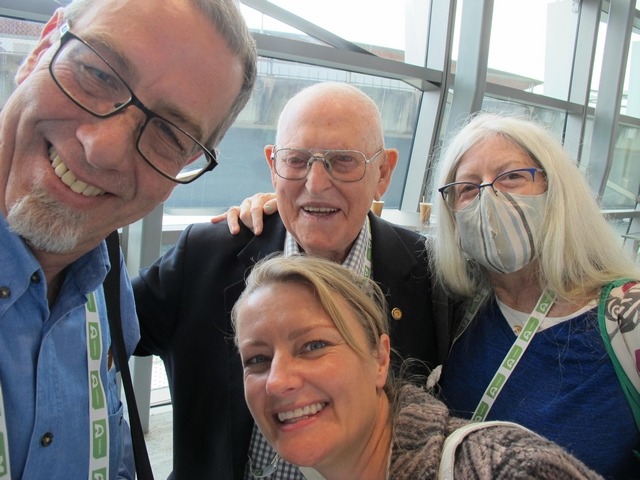 two men and two women at the Landcare conference2022
