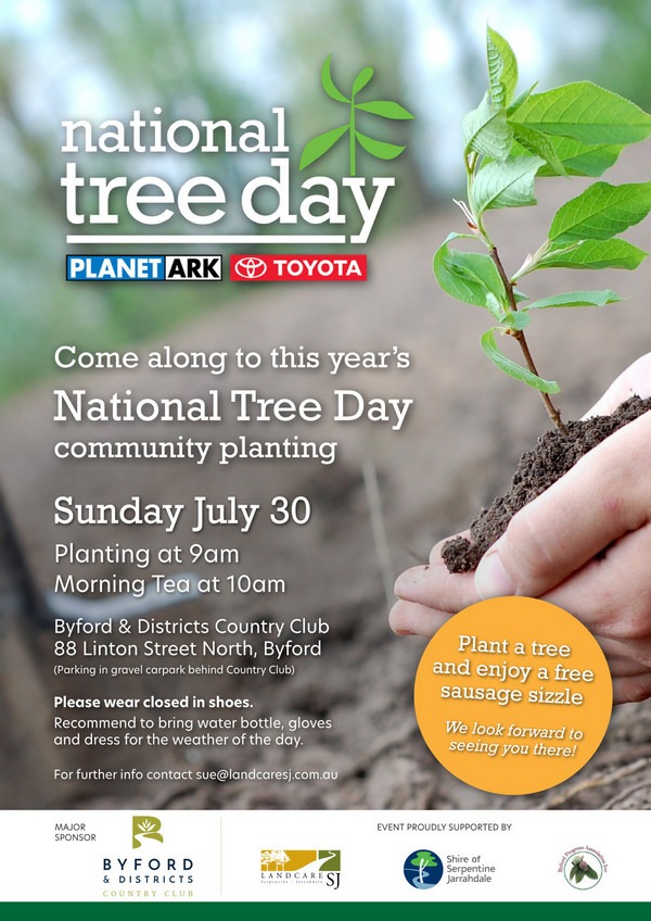 poster for national tree day Byford